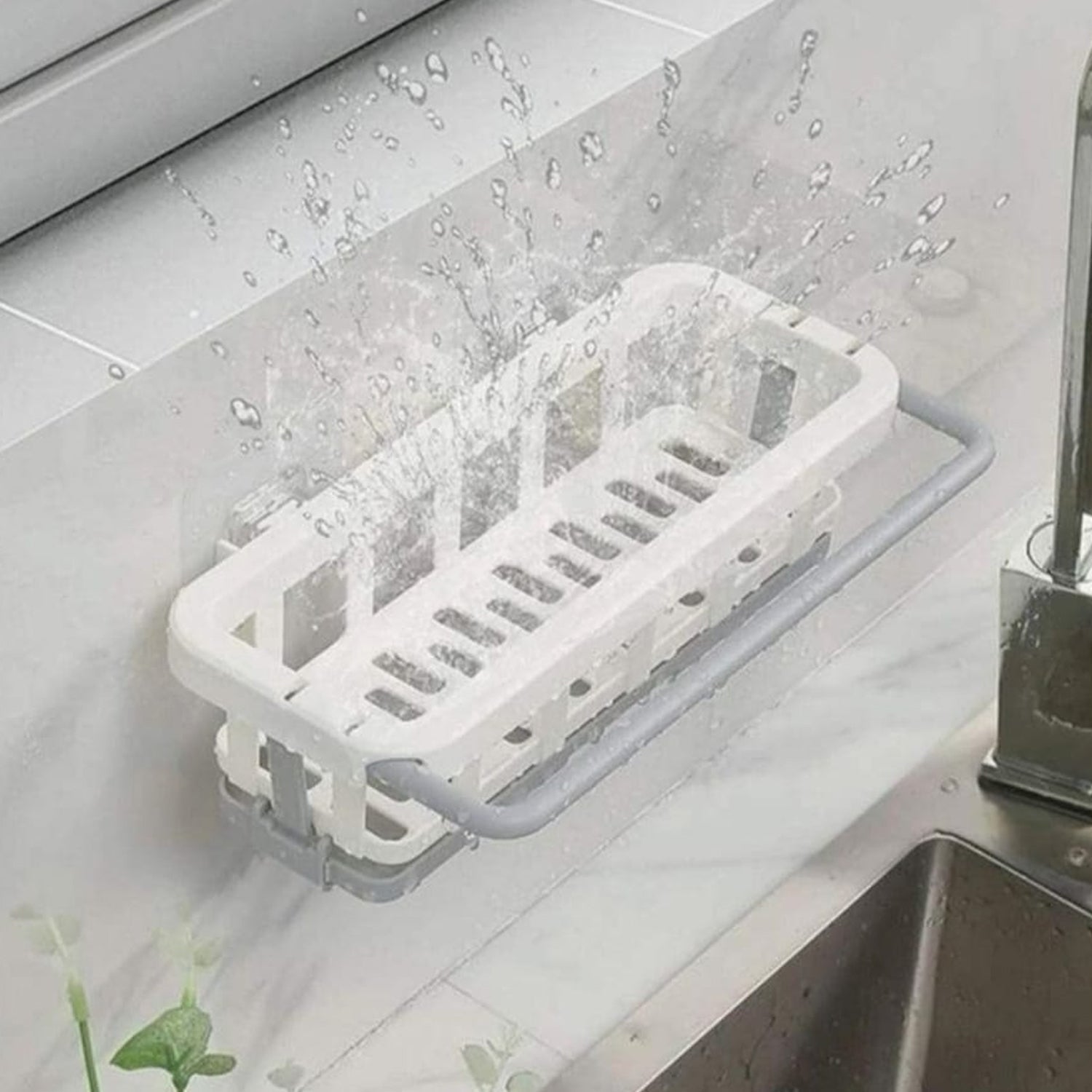 8788 Multipurpose Platic Hanging Drain Rack Retractable Sponge Storage Hanging Rack With Adhesive Hook for Kitchen and Bathroom Dishcloth Holders Basket Drying Tray Organizer 8788 Multipurpose Platic Hanging Drain Rack Retractable Sponge Storage Hanging Rack With Adhesive Hook for Kitchen and Bathroom Dishcloth Holders Basket Drying Tray Organizer